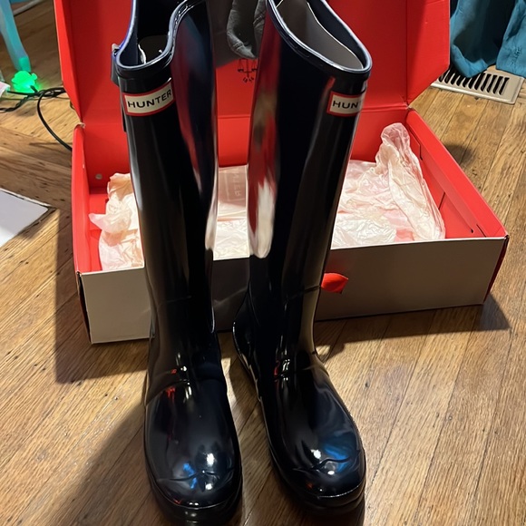 Hunter Original Tall Gloss Rain boot - Picture 2 of 6